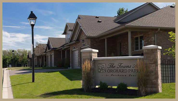 townhouses at Orchard Park